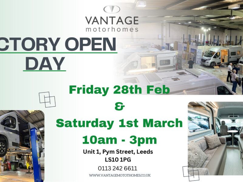 Factory Open Days – February & March