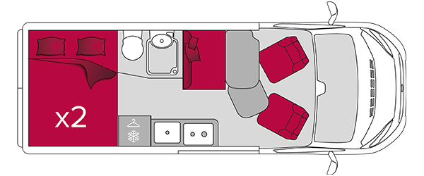 V600S van layout