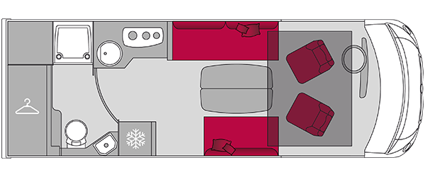 G690D interior van layout