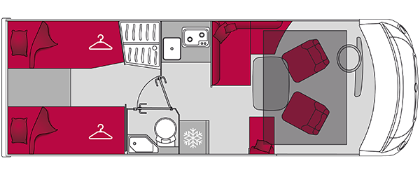 G690GJ pilote interior layout
