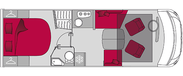 G720FC pilote interior layout