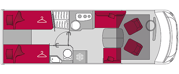 G740FGJ pilote interior layout