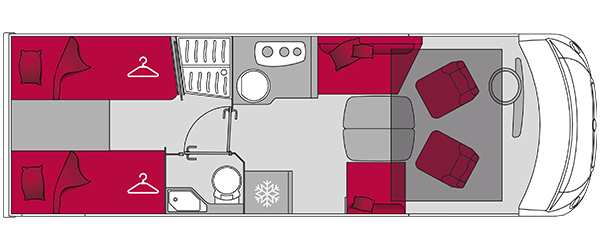 G741FGJ pilote interior layout