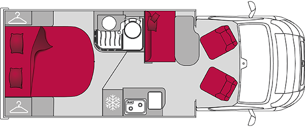 P650C interior layout