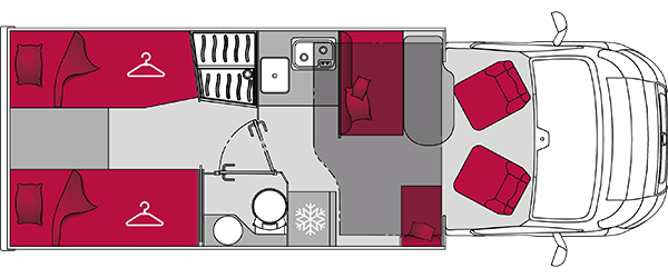 P690GJ interior layout