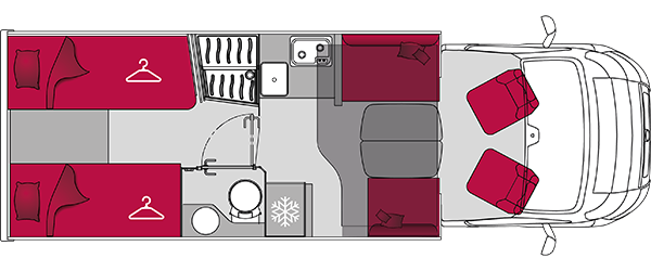 P720FGJ interior layout