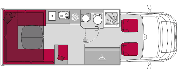P720U interior layout