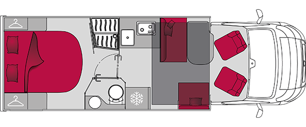 P740C interior layout