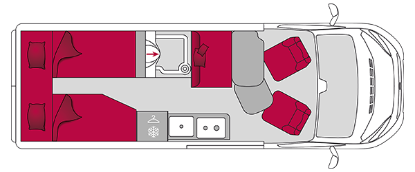 V630J van interior layout